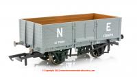 OR76MW6001C Oxford Rail 6 Plank Open Wagon number 150475 in NE Grey livery